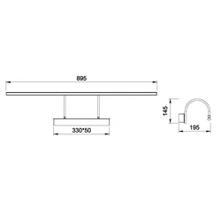 Lampa ścienna Mantra Paracuru 6385MA - zdjęcie dodatkowe 1 Lampa ścienna Mantra Paracuru 6385MA - zdjęcie dodatkowe 1