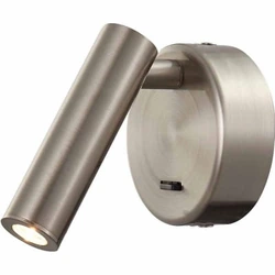 Lampa ścienna Mantra Prea Satin Nickiel 6076MA - zdjęcie produktu