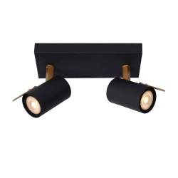 Plafon GRONY LED GU10 2x5W 2200K/3000K czarny 17998/10/30 Lucide - zdjęcie produktu