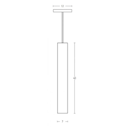 180024 PENDANT LIGHT CONCRETE 1XGU10 Zambelis Lights