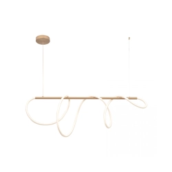 19254 PENDANT LIGHT LED 28W GOLD MAT FOR INDOOR SPACES Zambelis Lights