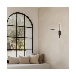 1945 LED WALL LAMP 20W 3000K BLACK Zambelis Lights