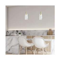 1966 PENDANT LIGHT 7W CLEAR GLASS Zambelis Lights