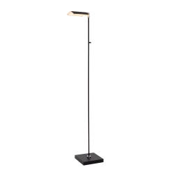 AARON Lampa podłogowa LED Dim. CCT 1x12W 2700K/4000K czarny 19730/10/30 Lucide - zdjęcie produktu