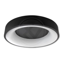 kinkiecik LAMPA SUFITOWA OHIO BLACK 24W LED ML3832 MILAGRO