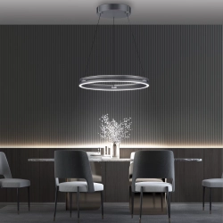 Lampa wisząca Pure E-loop Szary 2551-15 Paul Neuhaus - zdjęcie produktu
