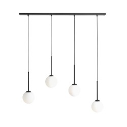 LAMPA WISZĄCA BOSSO 4 CZARNY 1087L1 ALDEX - zdjęcie produktu