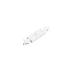 1F łącznik wzdłużny długi z opcją zasilania biała 230V R12263 Rendl light studio - zdjęcie produktu