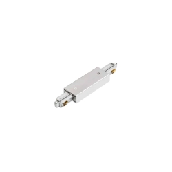 1F łącznik wzdłużny długi z opcją zasilania srebrno-szara 230V R12265 Rendl light studio - zdjęcie produktu