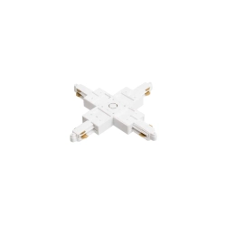1F X łącznik biała z opcją zasilania 230V R12278 Rendl light studio - zdjęcie produktu