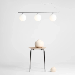 LAMPA WISZĄCĄ BERYL GLASS 3 CHROM 1006E_4 ALDEX - zdjęcie produktu