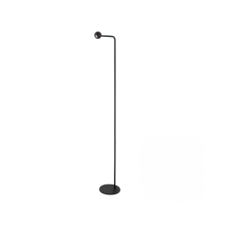 20109 FLOOR LAMP 5W 3000K ALUMINIUM & METAL SANDY BLACK PORTABLE FLOOR LIGHTS FOR INDOOR SPACES Zambelis Lights