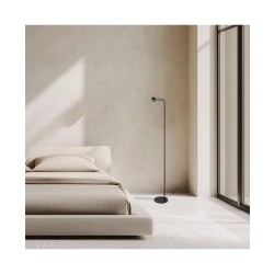 20109 FLOOR LAMP 5W 3000K ALUMINIUM & METAL SANDY BLACK PORTABLE FLOOR LIGHTS FOR INDOOR SPACES Zambelis Lights