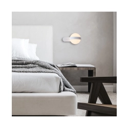 20167 LED WALL LAMP 5.6W 3000K ACRYLIC - METAL WHITE MATT Zambelis Lights