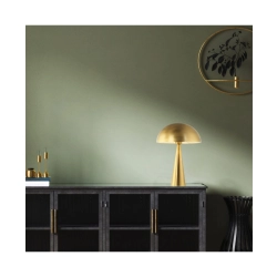 20211 TABLE LAMP E27 MAX 25W IRON MATERIAL GOLD MATTE ON/OFF SWITCH Zambelis Lights