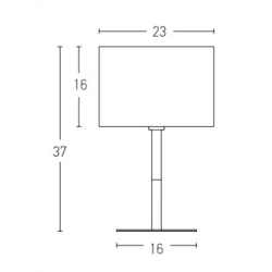 20214 TABLE LAMP E14 MAX 40W IRON & WOOD & FABRIC MATERIAL BLACK SWITCH FOR INTERIOR SPACES Zambelis Lights
