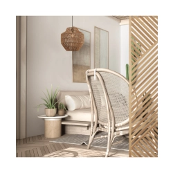 20236 PENDANT LAMP E27 MAX 40W PAPER ROPE BROWN NATURAL ELEMENTS LIGHTSZambelis Lights