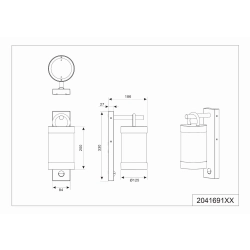 kinkiecik.pl Kinkiet SAMBESI – 204169131 excl. 1x E27 · max. 28W IP44 TRIO