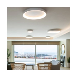 2057 CEILING LIGHT 55W 3000K ALUMINIUM & ACRYLIC SANDY WHITE Zambelis Lights