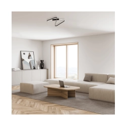 2064 CEILING LIGHT 45W 3000K ALUMINUM&SILICON SANDY BLACK SHADE Zambelis Lights