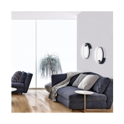 2076 CEILING LIGHT 39W ALUMINUM & SILICON, SANDY BLACK SHADE 3000K Zambelis Lights