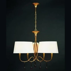 Lampa wisząca Mantra Paola Gold 3540MA - zdjęcie dodatkowe 1