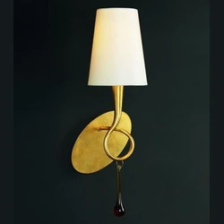 Lampa ścienna Mantra Paola Gold 3548MA - zdjęcie produktu