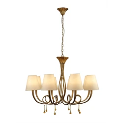 Lampa wisząca Mantra Paola Gold 6205MA - zdjęcie produktu