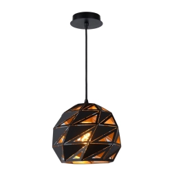 Lampa wisząca MALUNGA Ø 25 cm 1xE27 czarny 21415/25/30 Lucide - zdjęcie produktu