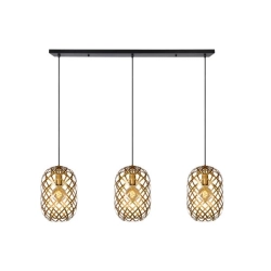 Lampa wisząca gold/mosiądz 3L WOLFRAM 21417/03/02 Lucide - zdjęcie dodatkowe 1