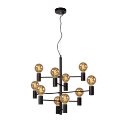 Lampa wisząca LEANNE 10xE27 czarny 21421/10/30 Lucide - zdjęcie produktu