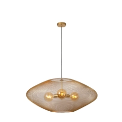 MESH Lampa wisząca Ø 88 cm 3xE27 złoty mat / mosiądz 21423/88/02 Lucide - zdjęcie produktu