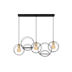 CIRCLE Lampa wisząca 3xE27 czarny 21425/03/30 Lucide - zdjęcie produktu