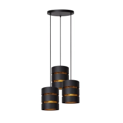 ROSAS Lampa wisząca Ø 43 cm 3xE27 czarny 21433/13/30 Lucide - zdjęcie produktu