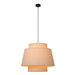 TRIBUTE Lampa wisząca Ø 60 cm 1xE27 beżowy 21435/60/38 Lucide - zdjęcie produktu