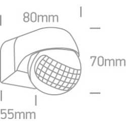 CZUJNIK RUCHU IR 400W 230V IP44 22006 ONE LIGHT