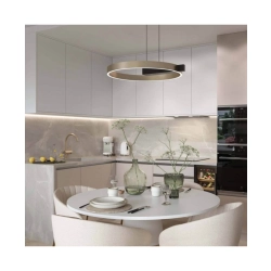 22011 PENDANT LED LIGHT 41W 3000K ALUMINIUM GOLD/ MATT BLACK Zambelis Lights