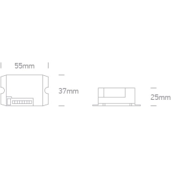INFRARED MOTION SENSOR 400W 230V IP20 SENSOR IP65 22022 ONE LIGHT
