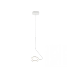 22044 PENDANT LED LIGHT 7W 3000K ALUMINUM WHITE MATT Zambelis Lights