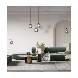22051 PENDANT LIGHT G9 SMOKE-OPAL GLASS Zambelis Lights