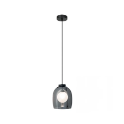 22051 PENDANT LIGHT G9 SMOKE-OPAL GLASS Zambelis Lights