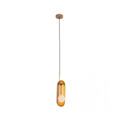 22060 PENDANT LIGHT G9 GOLD LEAF Zambelis Lights