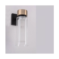 22135 WALL LAMP E14 SANDY BLACK-ANTIQUE BRASS IP44 Zambelis Lights