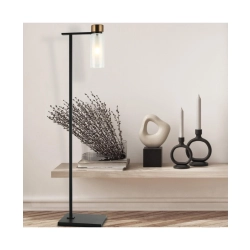22136 FLOOR LAMP E14 SANDY BLACK-ANTIQUE BRASS FLOOR LIGHTS FOR INTERIOR USE Zambelis Lights