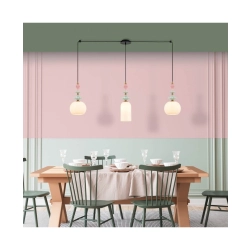 22153 LINE LIGHT 3XE27 METAL/CERAMIC/OPAL GLASS Zambelis Lights