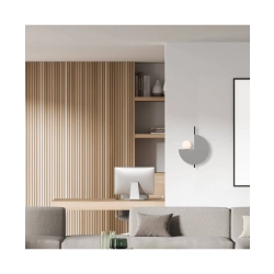 22205 WALL LAMP 1XG9 GREY - BLACK Zambelis Lights
