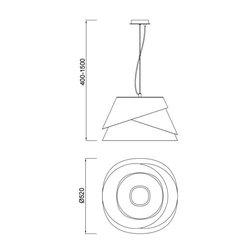 Lampa wisząca Mantra Alboran 5860MA - zdjęcie dodatkowe 1