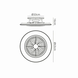 Lampa sufitowa Mantra Alisio 6705MA - zdjęcie dodatkowe 1