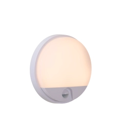 HUPS IR Kinkiet LED 1x10W 3000K IP54 Czujnik ruchu i dzień/noc Biały 22863/10/31 Lucide - zdjęcie produktu