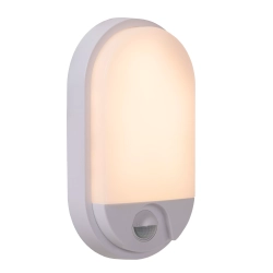 HUPS IR Kinkiet LED 1x10W 3000K IP54 Czujnik ruchu i dzień/noc Biały 22864/10/31 Lucide - zdjęcie produktu